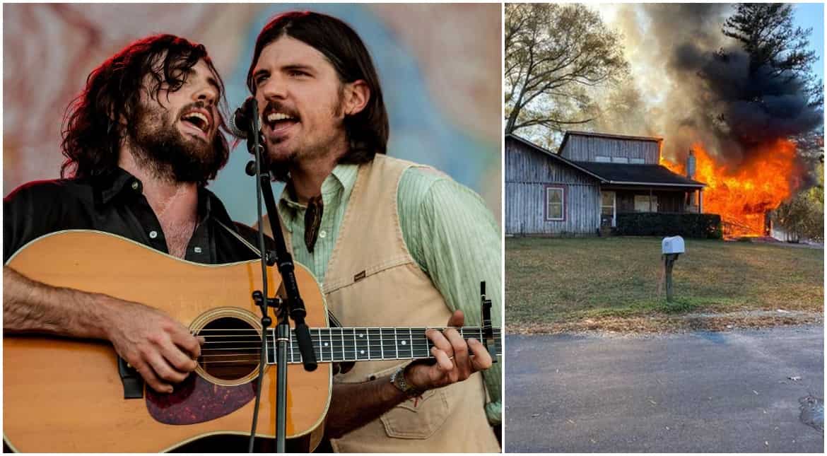 Fire destroys 60 guitars, 100 paintings belonging to Avett Brothers at their father's home