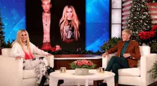 Avril Lavigne talks about tattoos, album and blooming romance to Ellen DeGeneres