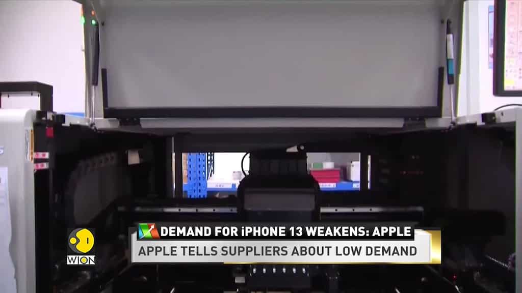 Apple: Demand for iPhone 13 weakens