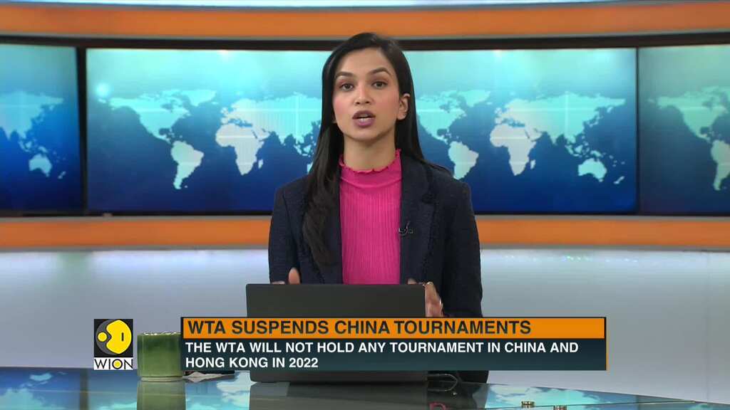 WTA suspends tennis tournaments in China over Peng Shuai's safety concerns