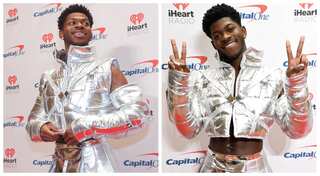 Lil Nas X 'wows' one and all in metallic chrome outfit: Pics