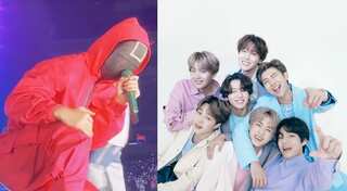 BTS member V sports Squid Game outfit for concert in Los Angeles