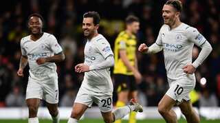 Premier League: Bernardo Silva strikes twice as Man City go top of table after comfortable win vs Watford