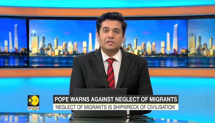 Pope Francis visits island of Lesbos in Greece, warns against neglect of migrants