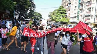 Myanmar: At least 5 dead after military truck drives into protesters