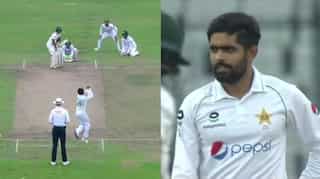 WATCH: Babar Azam bowls for the first time in international cricket, nearly gets his maiden wicket