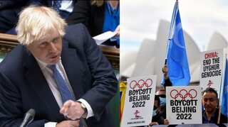 British Prime Minister Boris Johnson announces 'diplomatic boycott' of Beijing Winter Olympics 2022