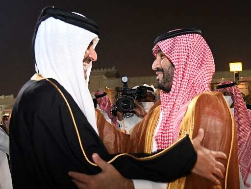 Saudi prince lands in Qatar for first time since thaw in ties