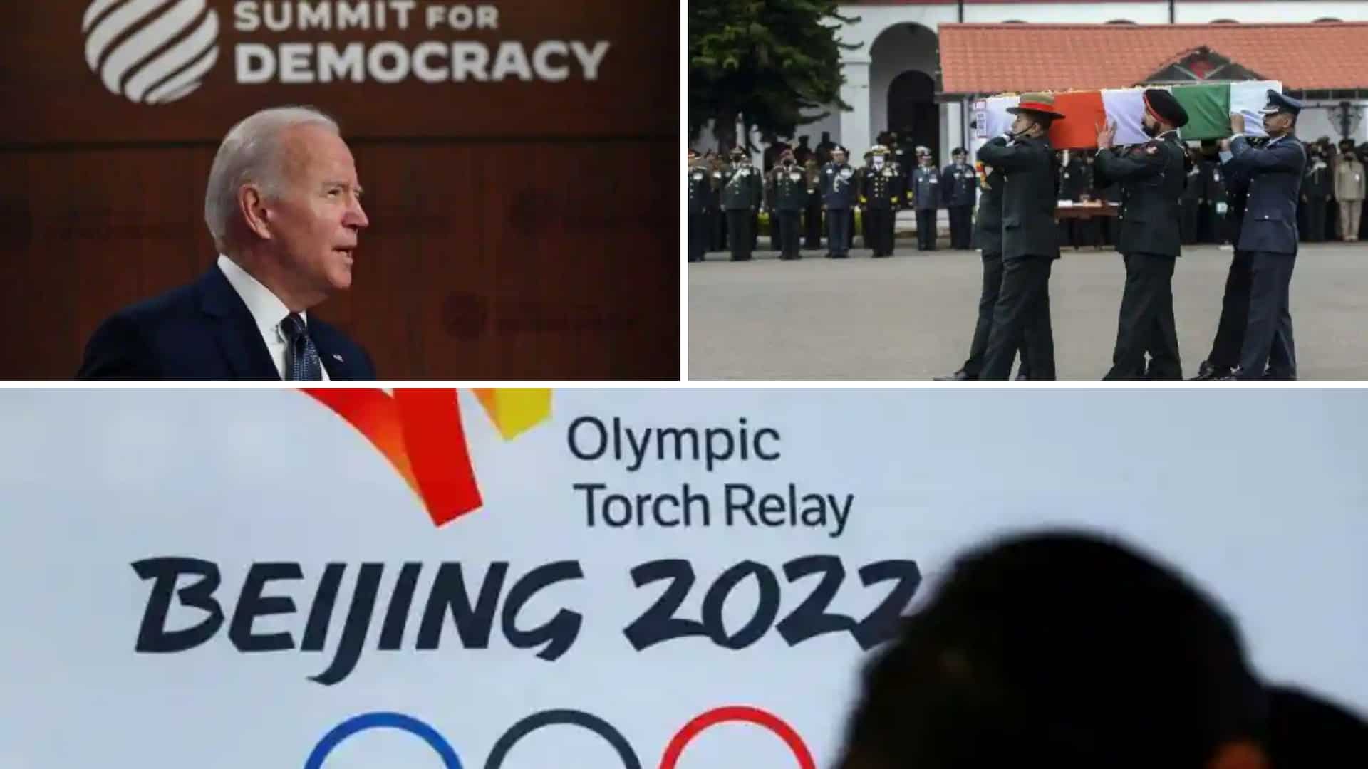 Top 10 world news: Biden sounds alarm on state of global democracy and more