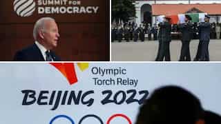 Top 10 world news: Biden sounds alarm on state of global democracy and more