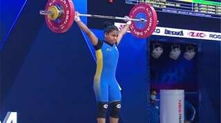 Commonwealth Weightlifting Championship: India's Jhillia Dalabehera bags silver in 49kg category