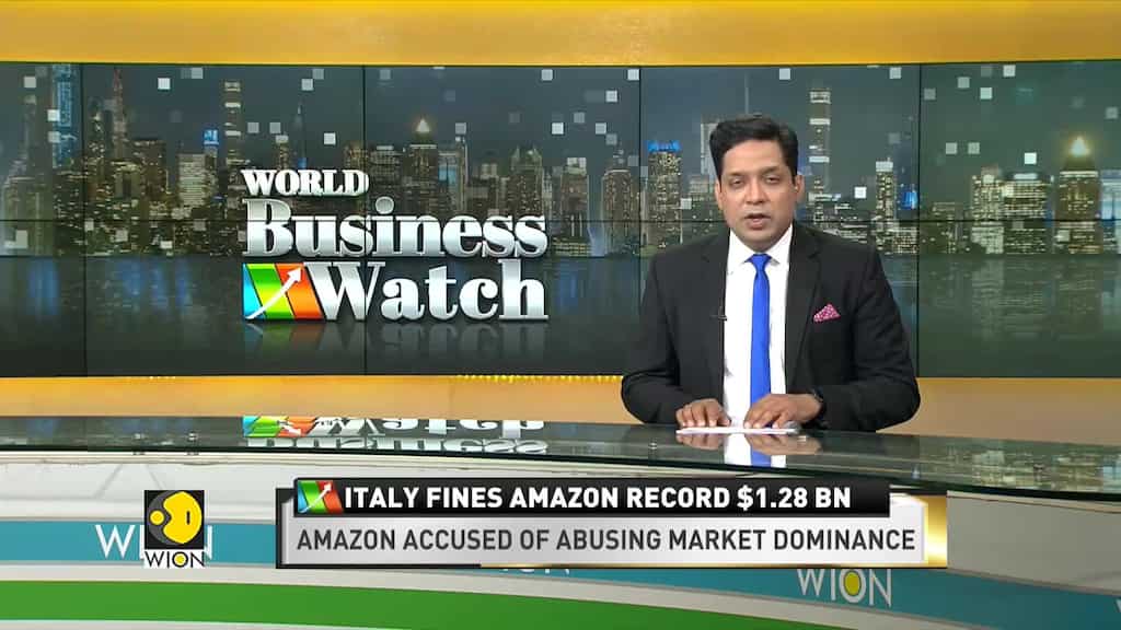 Italy fines Amazon record $1.3 billion for abuse of market dominance
