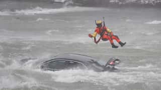 Intentional? US rescuers pull out woman’s body after car plunges into Niagara river
