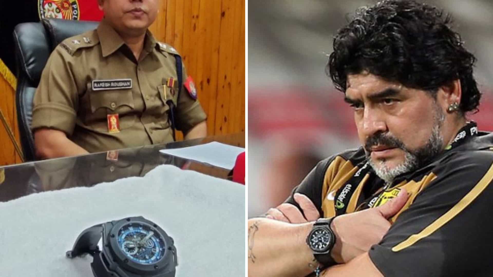 Maradona’s stolen watch worth Rs 2 million recovered from India’s Assam, 1 arrested Maradona’s stolen watch worth Rs 2 million recovered from India’s Assam, 1 arrested