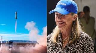 Laura Shepard Churchley, daughter of first American astronaut takes Blue Origin flight to space