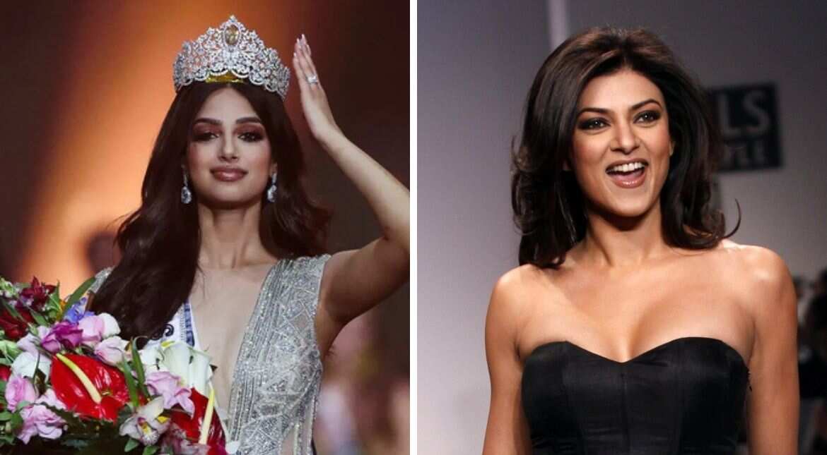 'So proud of you!' Sushmita Sen to Miss Universe 2021 Harnaaz Sandhu 'So proud of you!' Sushmita Sen to Miss Universe 2021 Harnaaz Sandhu