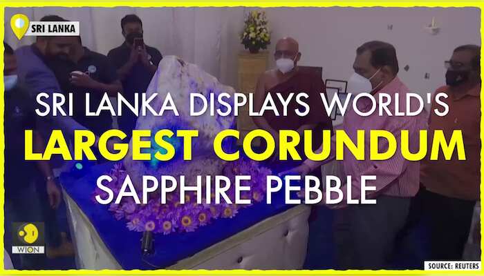 World's largest corundum sapphire pebble unveiled in Sri Lanka