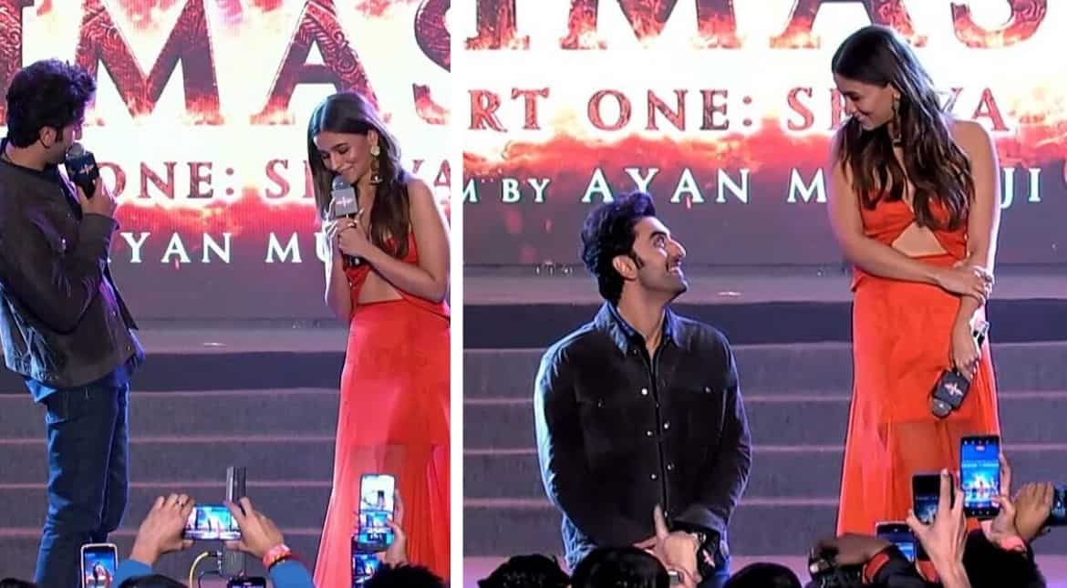 Ranbir Kapoor leaves Alia Bhatt blushing as he asks 'when will we marry?' Ranbir Kapoor leaves Alia Bhatt blushing as he asks 'when will we marry?'