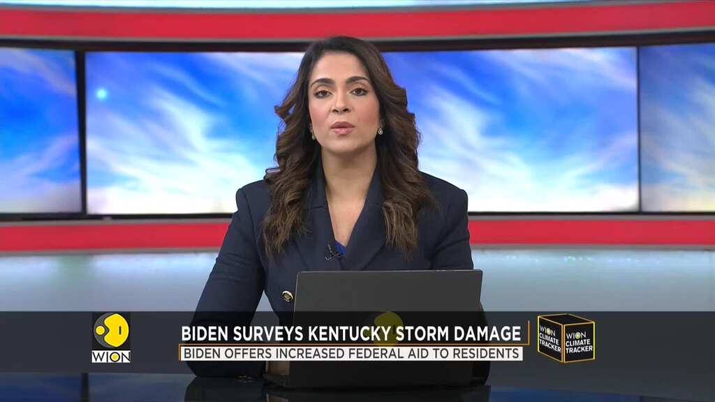 Kentucky storm damage | President Joe Biden consoles tornado survivors