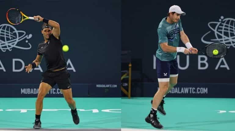 Andy Murray beats rusty Rafael Nadal 6-3, 7-5 in Abu Dhabi exhibition event but both remain pleased
