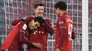 Robert Lewandowski breaks record for most goals in a calendar year as Bayern crush Wolfsburg