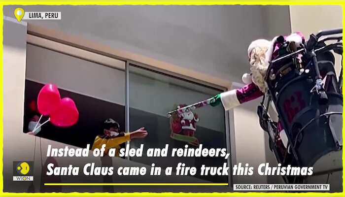 Christmas: Santa's sweet gift to COVID infected kids in Peru
