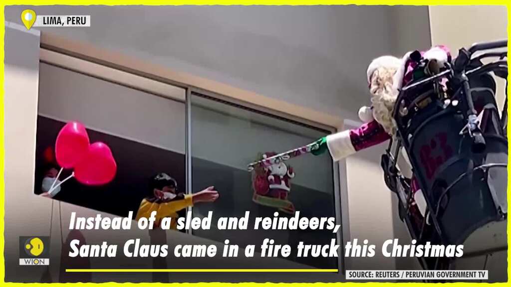 Christmas: Santa's sweet gift to COVID infected kids in Peru