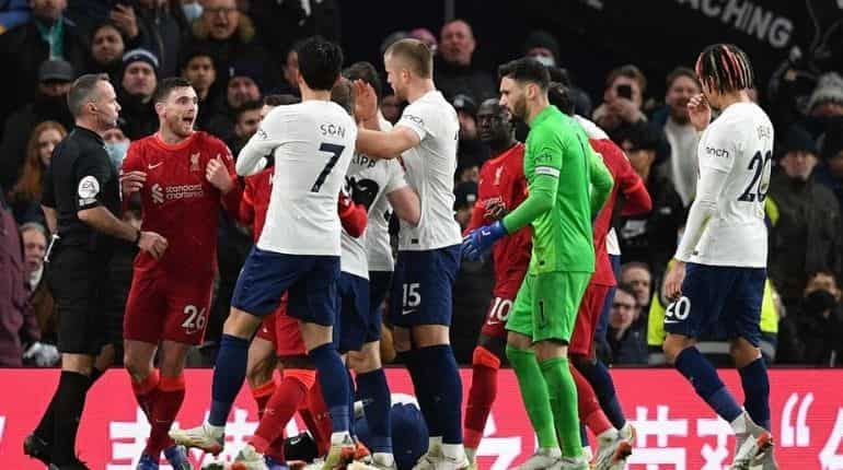 Premier League: Liverpool held by Tottenham Hotspur 2-2 in a controversial thriller