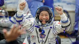 Japanese space tourists return to earth after recording life on ISS