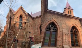 Santa arrives early in Kashmir, a 125-year-old church restored to original glory