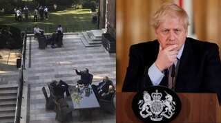 'People at work, talking about work': Boris Johnson reacts to Downing Street garden party photo