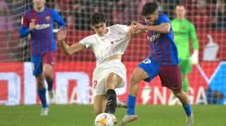 La Liga: Second placed Sevilla held 1-1 by much improved Barcelona