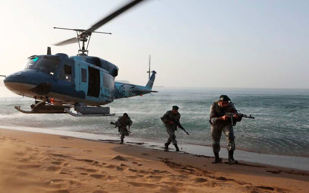 Iran's revolutionary guards conduct war games amid heightened tensions with US-Israel