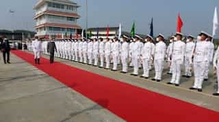 Indian President Ram Nath Kovind visits aircraft carrier Vikrant