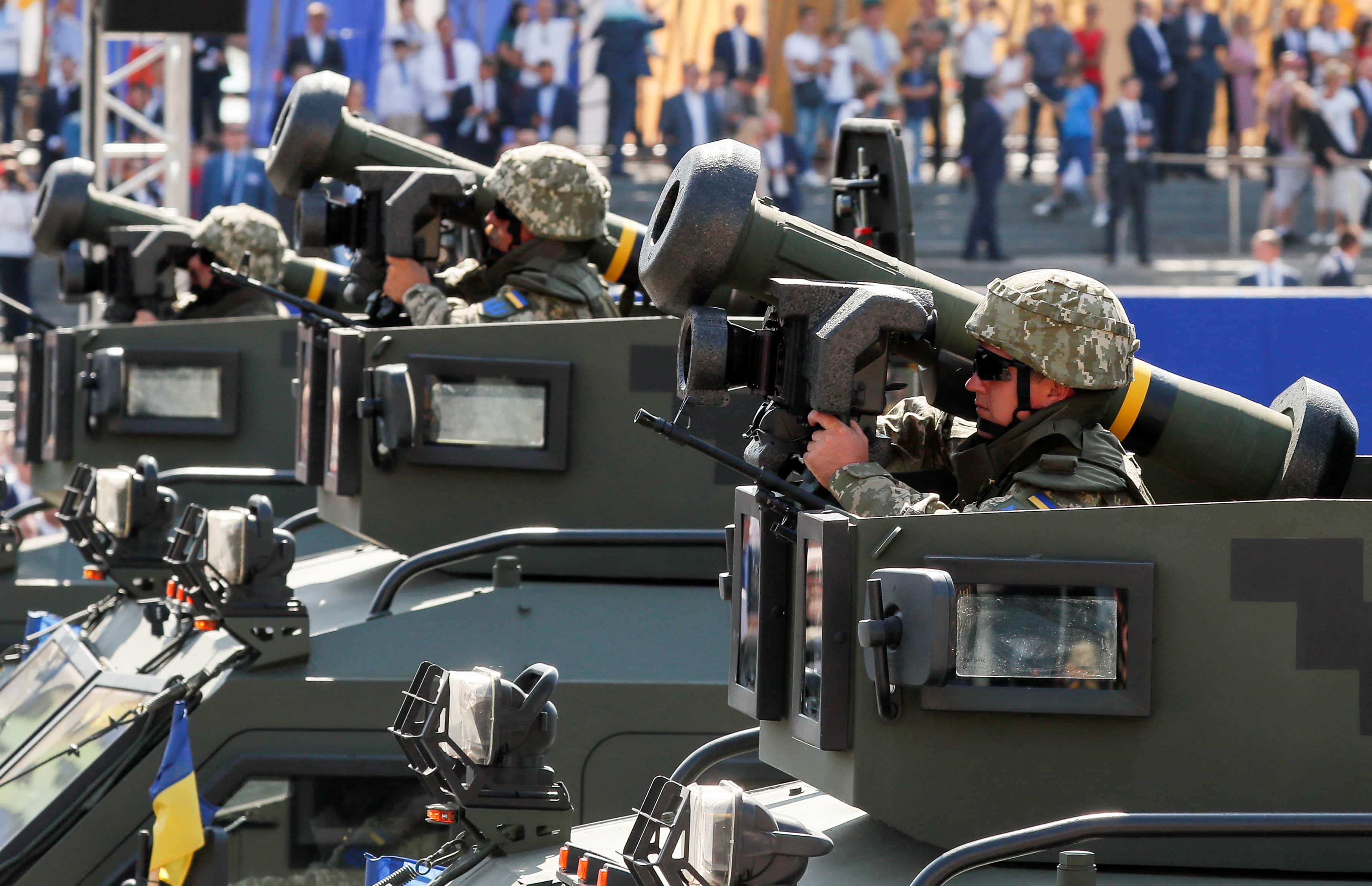 Ukraine conducts military drill with US-made anti-tank missiles