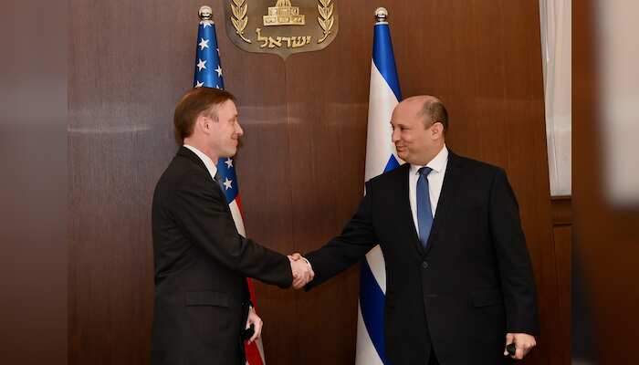 US NSA Jake Sullivan calls for joint strategy between US & Israel as he meets PM Naftali Bennett
