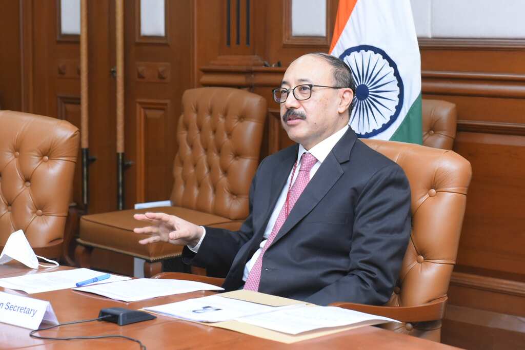 Indian foreign secretary Harsh Vardhan Shringla on a two-day Myanmar visit