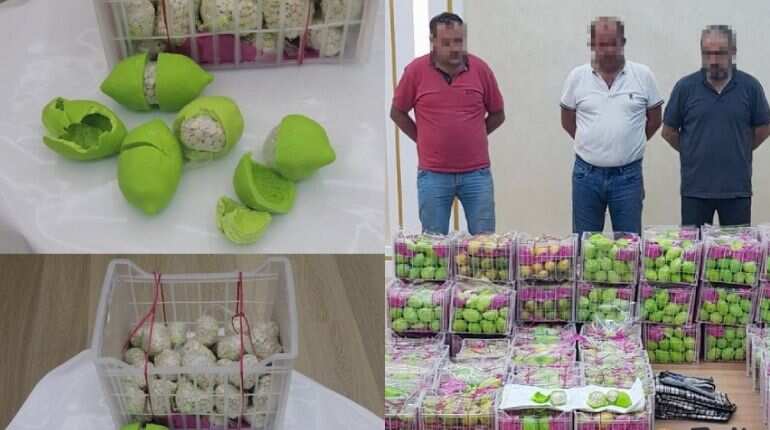 Watch: Police nab four Arab ‘lemon’ smugglers, seize consignment worth $15.8 million in Dubai