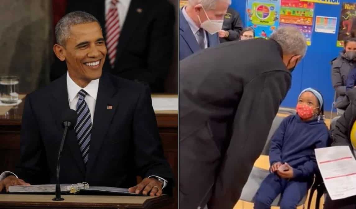 Watch: Former US President Barak Obama's super cute interaction with small girl about favourite book