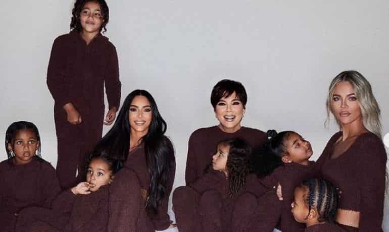 Kim Kardashian shares adorable Christmas holiday card with some family members missing