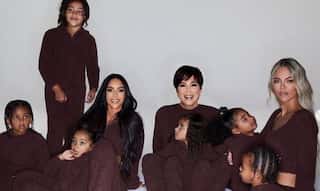 Kim Kardashian shares adorable Christmas holiday card with some family members missing