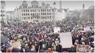Belgians protest closure of indoor events as per new Covid curbs