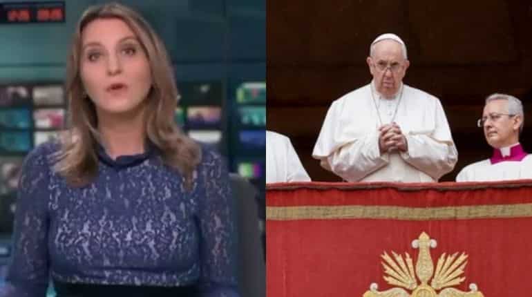 WATCH: News anchor mistakenly announces Pope's death on live TV