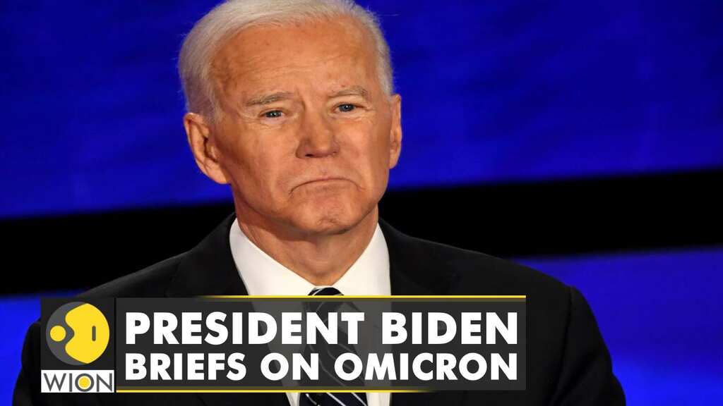 US President Joe Biden discusses White House response to Omicron