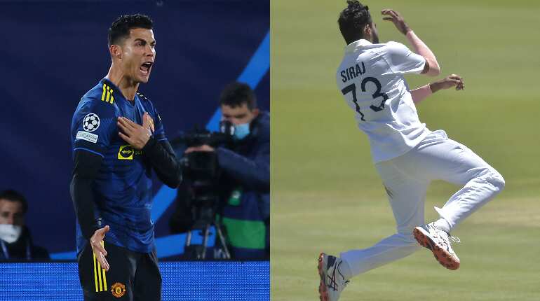 WATCH: Md. Siraj pulls off Ronaldo's iconic celebration after Van der Dussen's wicket in Centurion Test