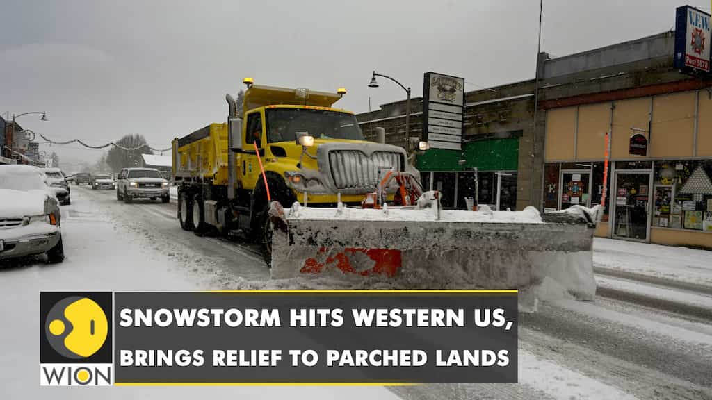 United States: Snowfall in western US after months of drought spell