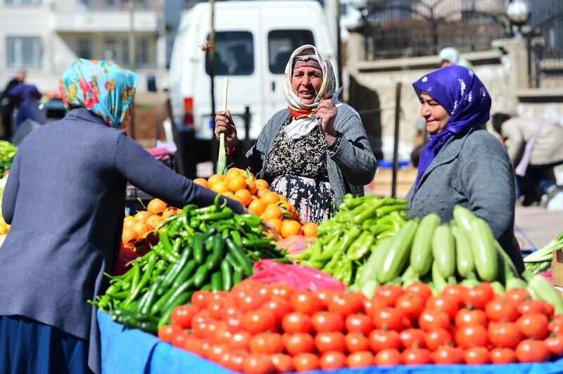 Turkey's women-only street market at standstill