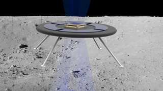 Researchers design 'flying saucer' that can levitate on moon, asteroids