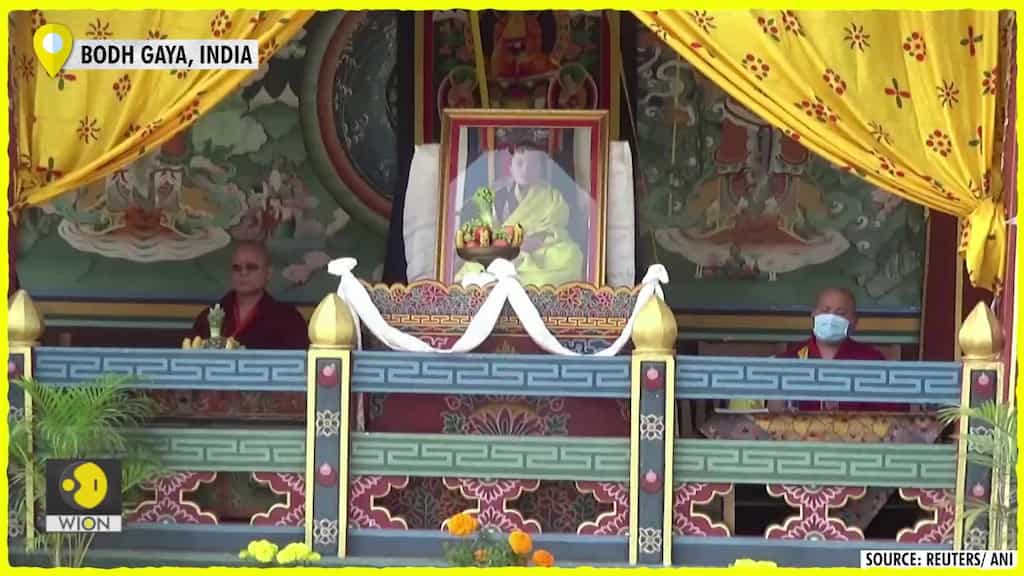 Buddhist monks perform mask dance at Bhutanese monastery