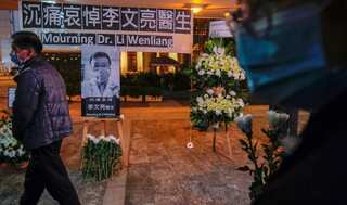 Thousands message late Chinese COVID-19 whistleblower doctor 2 years on